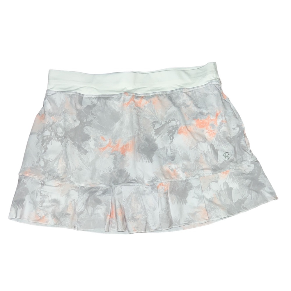 Sofibellla Glacier Print UV Protection UPF 50 Pull On Tennis/Golf Skirt Sz L